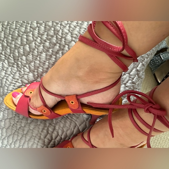 FINAL PRICE ☀️☀️Vintage (90’s), Diesel All Leather Sandals, size 7/7.5 - Picture 7 of 8